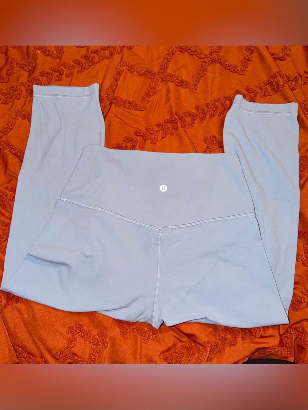 lululemon athletica Light Blue High-Waist Capri Leggings